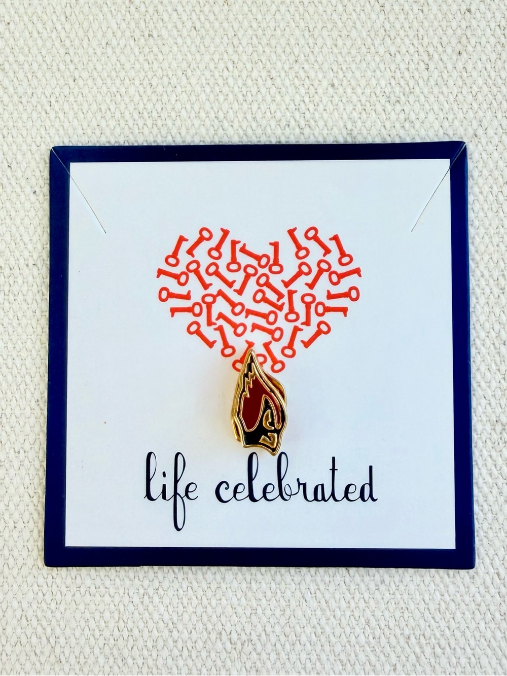 *Cardinal Bird Outline Charm* KEEP COLLECTIVE Retired Gold Rare and Hard to Find